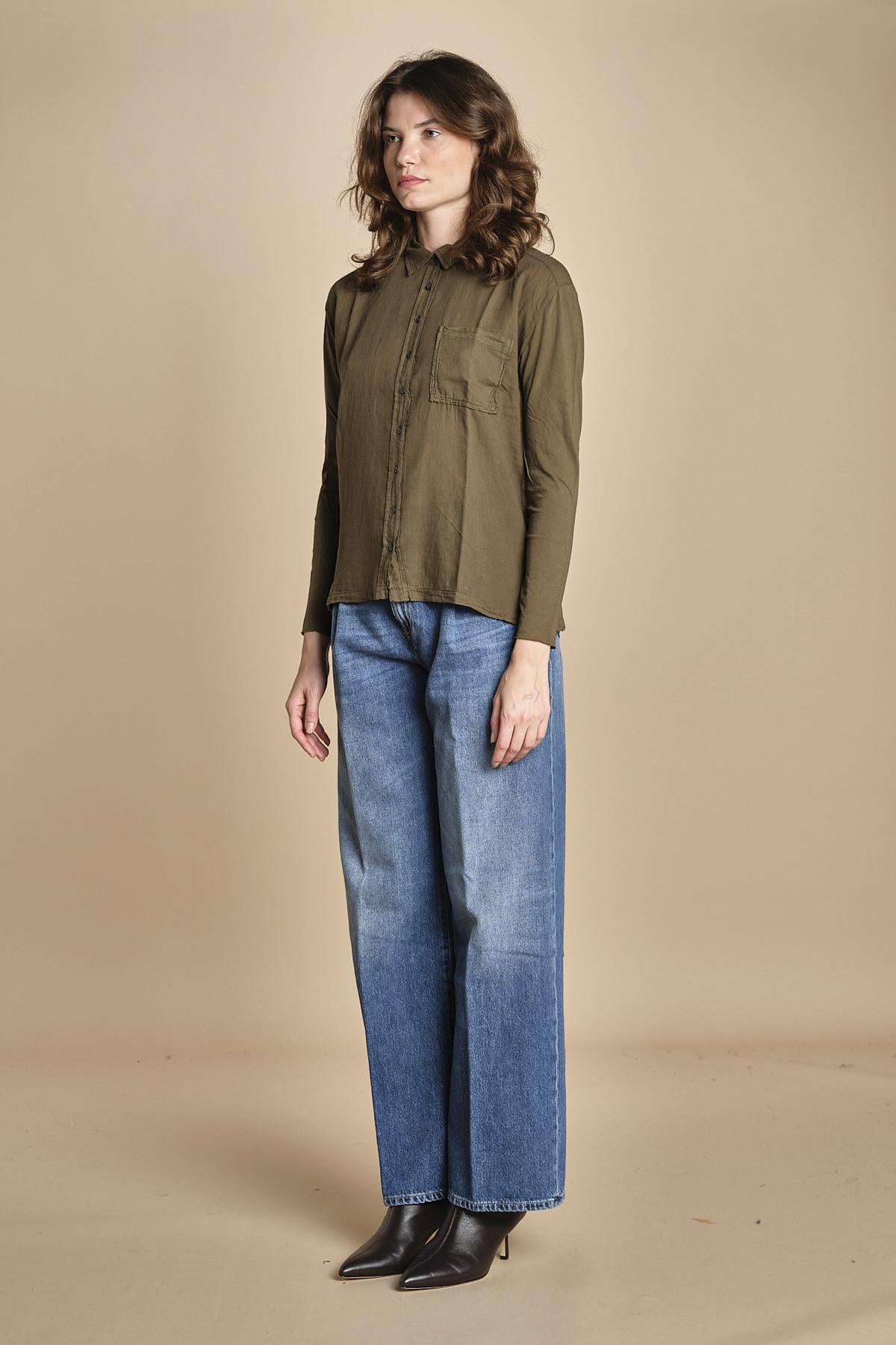 TACY camicia in jersey BETB500 MILITARY hartford 