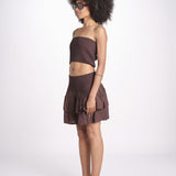 top fascia elastico MANDIBLATU CHOCOLAT laraethnics 
