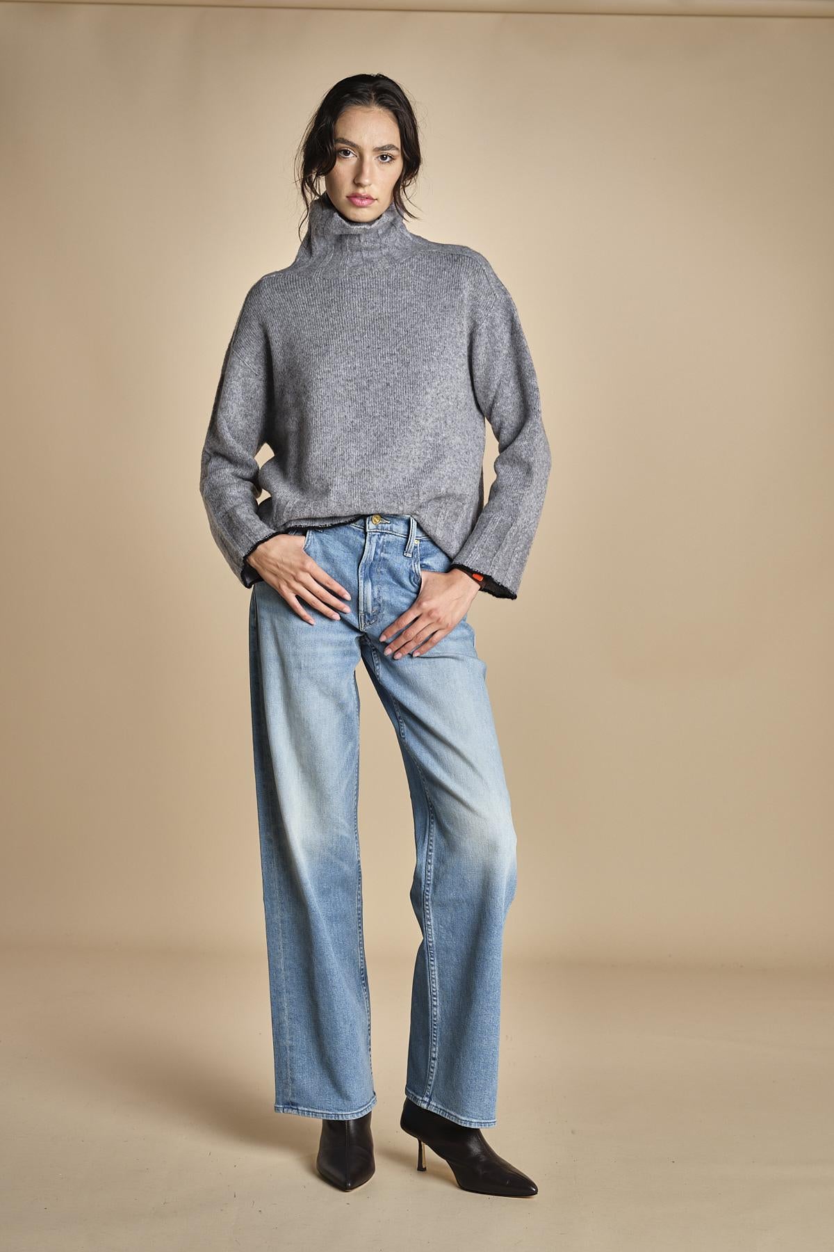 denim loose diritto THE SPINNER ZIP SNEAK 10798 1351_A mother 