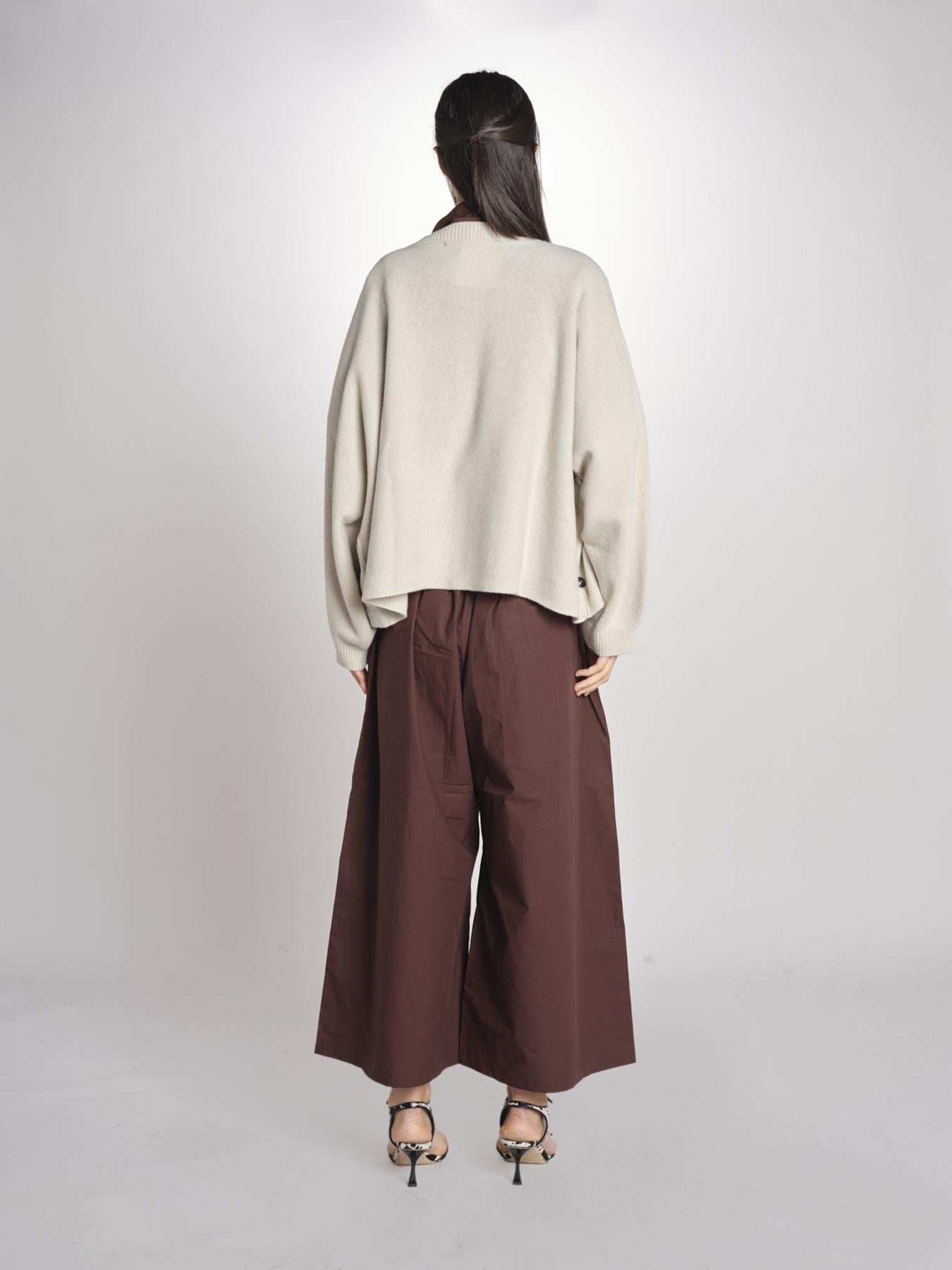 cardigan in lana over MELTEM NATURAL sofie d'hoore 