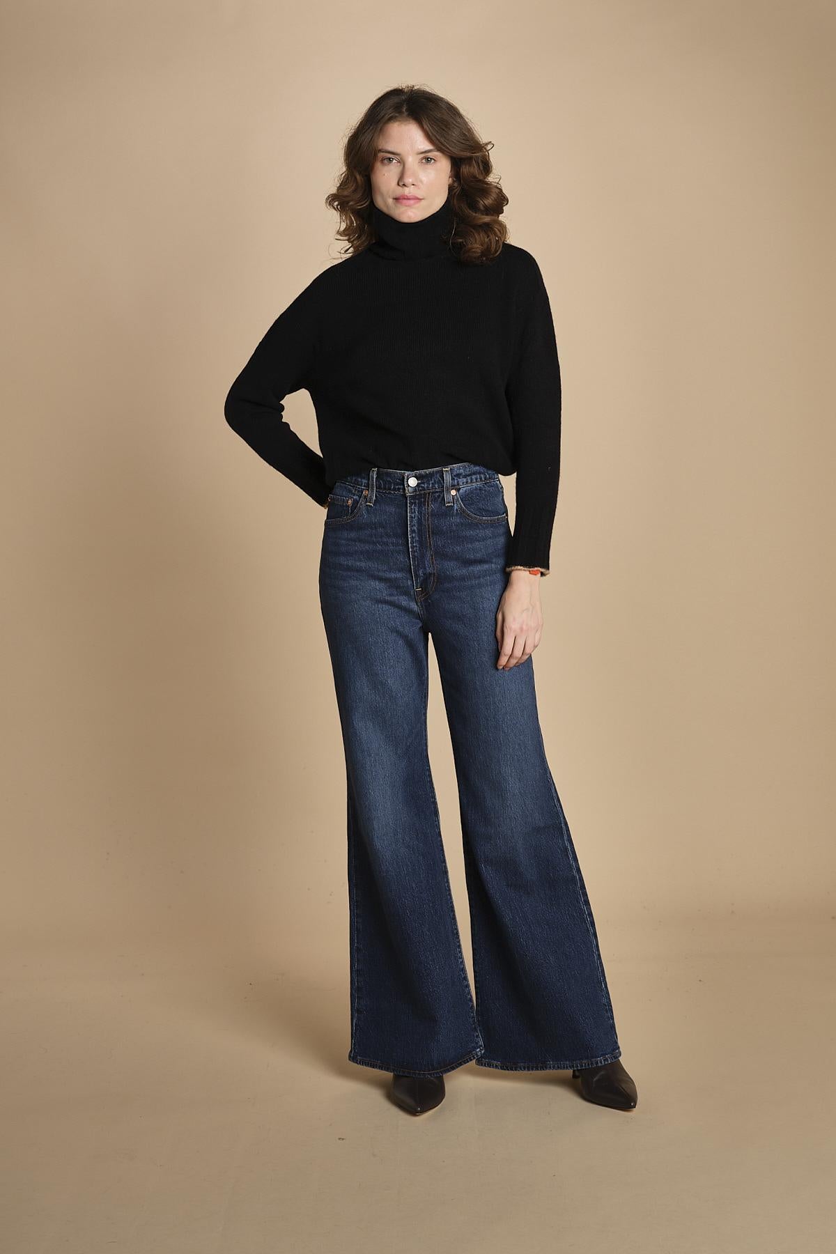 denim a zampa RIBCAGE BELLS A7503 0008 levi's 