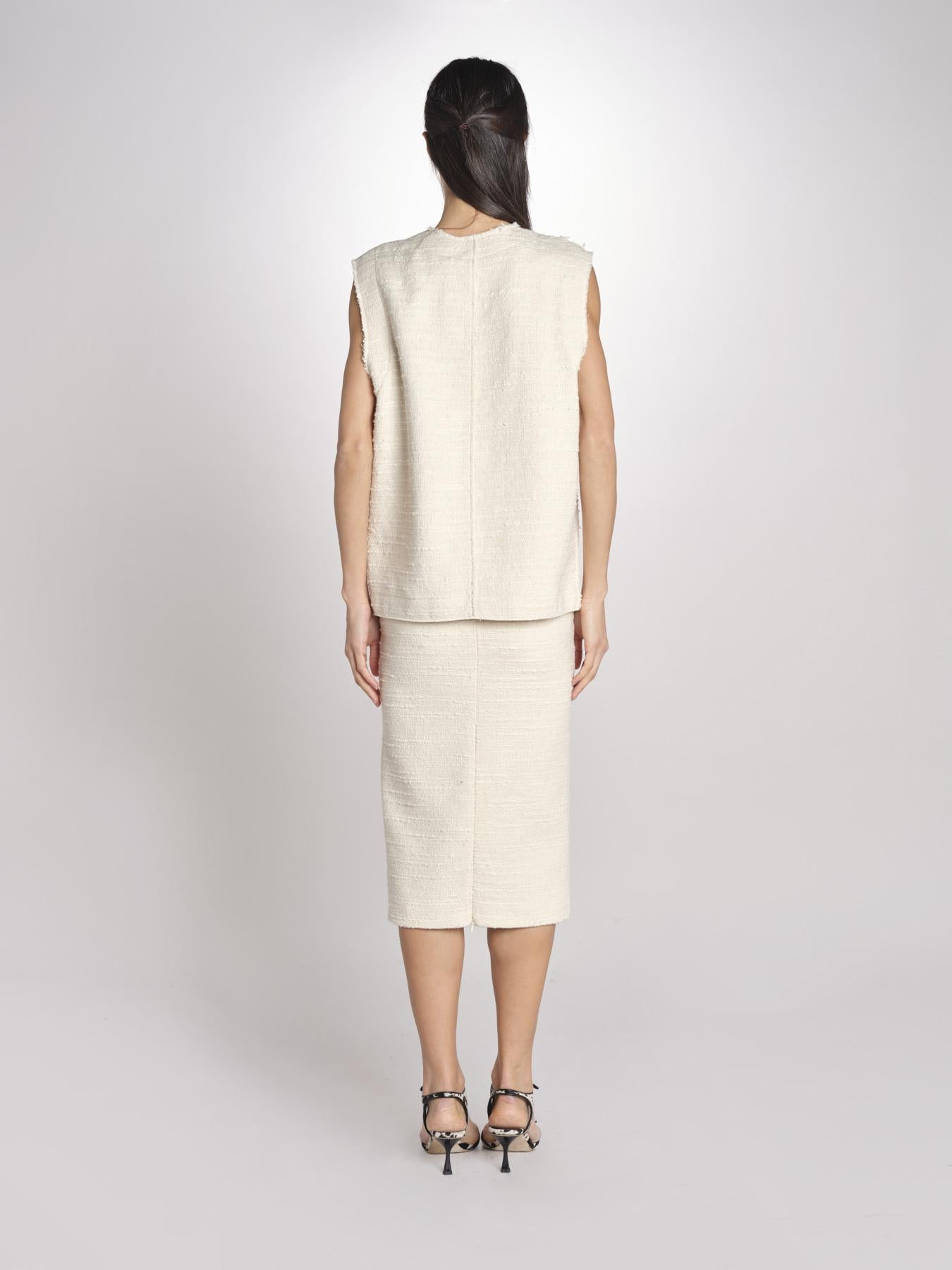 gonna bouclè C012-0248-1115 CREMA n21 