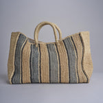 RHEA borsa in paglia a righe grandi SAC RHEA 01BG475 MULTI bagatelle france 