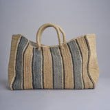 RHEA borsa in paglia a righe grandi SAC RHEA 01BG475 MULTI bagatelle france 