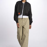 MA202 bomber corto donna EVMA202 BLACK bombers original 