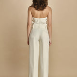 pantalone con pinces 30804-313 LATTE 02 federica tosi 