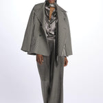 Camicia seta lurex E20FT12 SILVER martin grant 