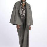 Camicia seta lurex E20FT12 SILVER martin grant 