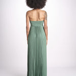 abito lungo plisse WILLOW VERT ba&sh 