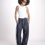denim con coulisse e bande MILVA C44D DENIMBLU milaura 