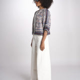 giacca stampata CASS JKT 741986 INDIGO mabe 