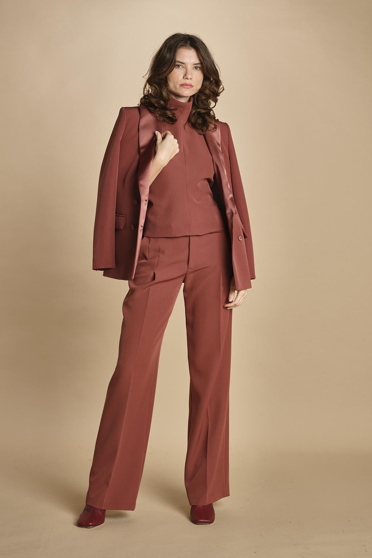 pantalone con pinces 30804-313 COCCIO 57 federica tosi 