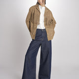 Giacca con frange GALEN 6EVH01-V03748 ARGILE vanessa bruno 