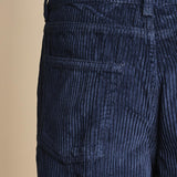 pantalone in veluto cropped ZELDA NAVYBLUE true avenue 