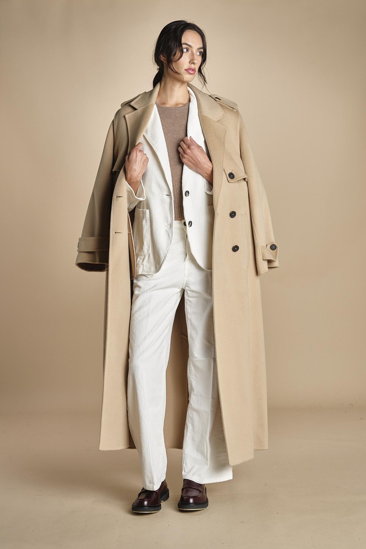 monopetto in velluto rocciatore LIVI IVORY true avenue 