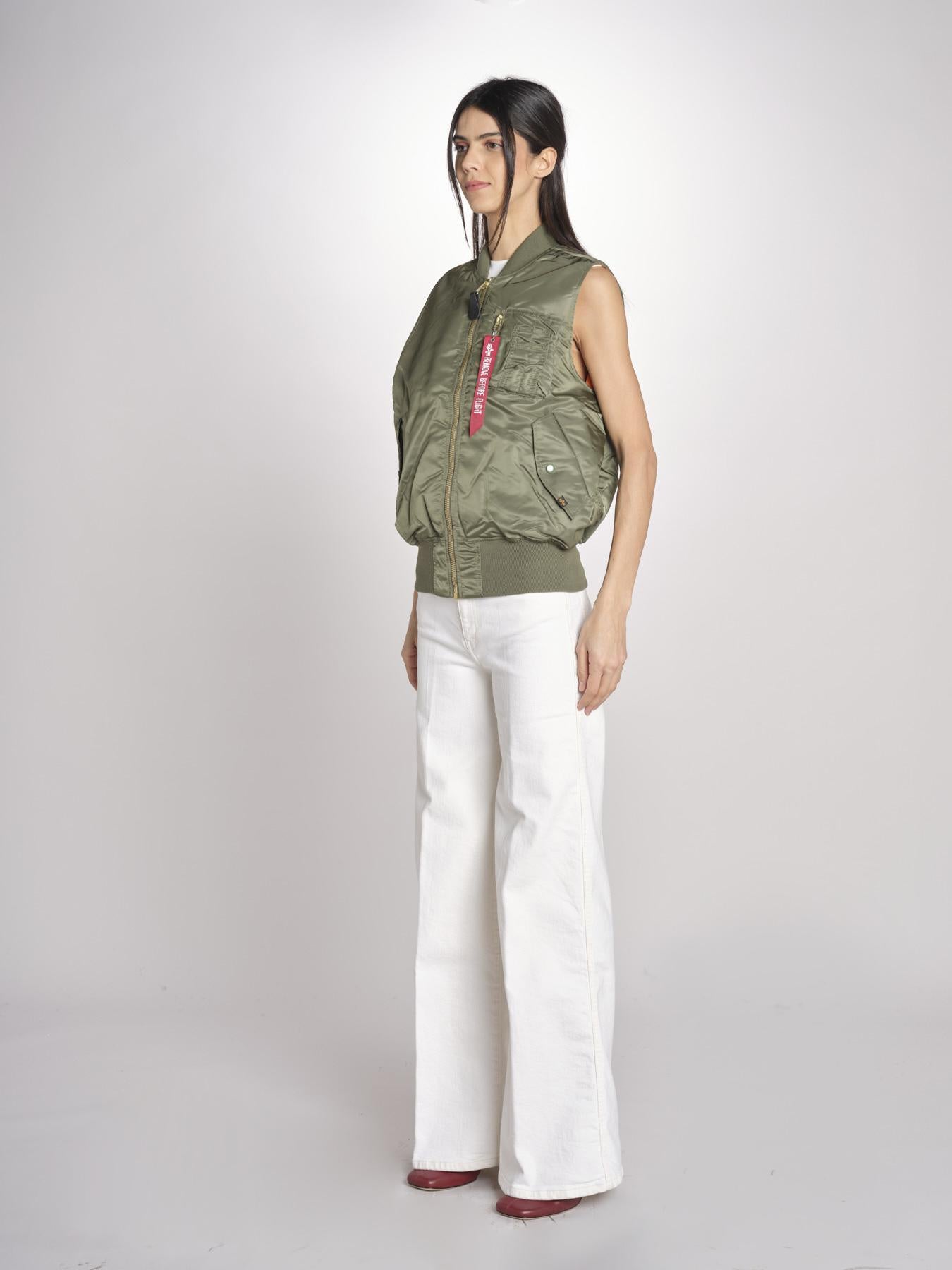 Gilet SS156146 01 SAGE GREEN alpha 