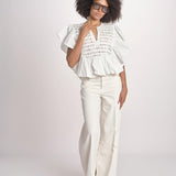 camicia con maniche a sbuffo TOMMIE CRISPY WHITE scarlett poppies 
