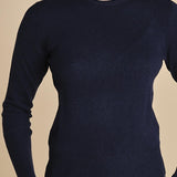 girocollo basic MIL46 25030 BLU milaura 