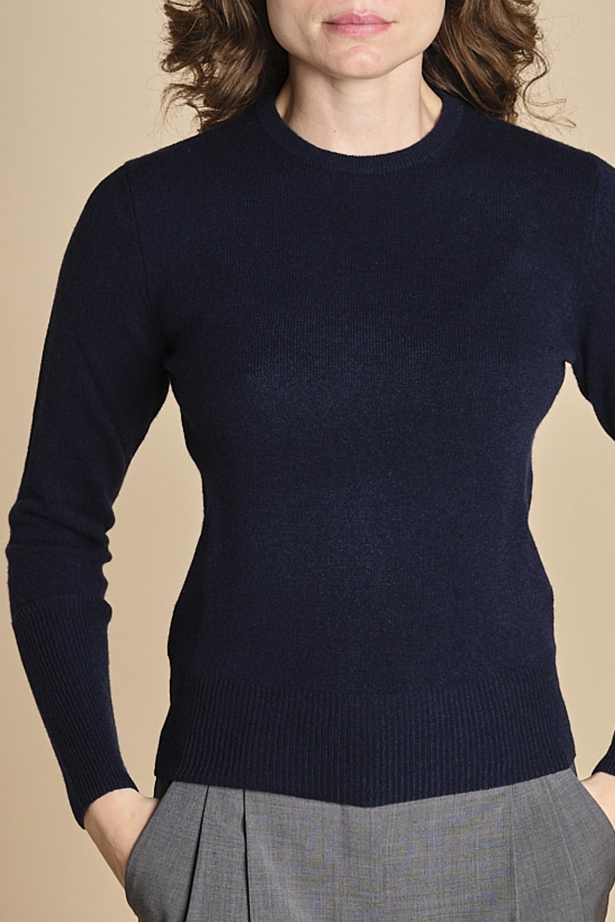 girocollo basic MIL46 25030 BLU milaura 