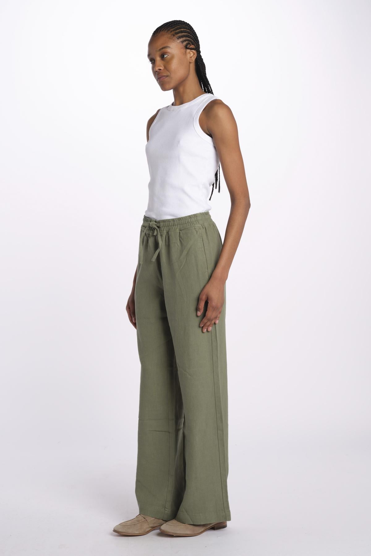 FRANCINE PANTALONE COULISSE LL 99 W by fam. FRANCINE GREEN fam 