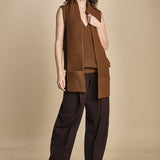 gilet over links MIL55 25383 SYRUP milaura 