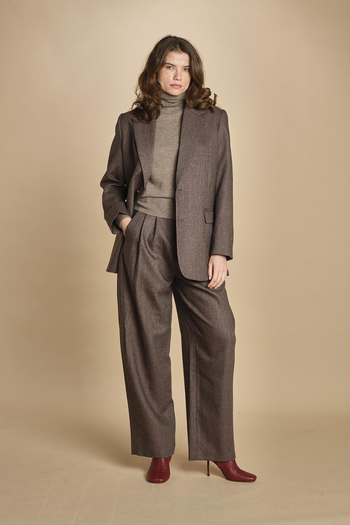 blazer over due bottoni occhio di pernice. VES0049 MAR1025 soeur 