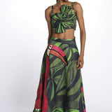 Gonna COCONUT TREE FLOW pappagallo 331963 MULTICOLOR farm rio 