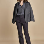 camicia da uomo in seta JOE  JF009423 0211 SMOKE joseph 