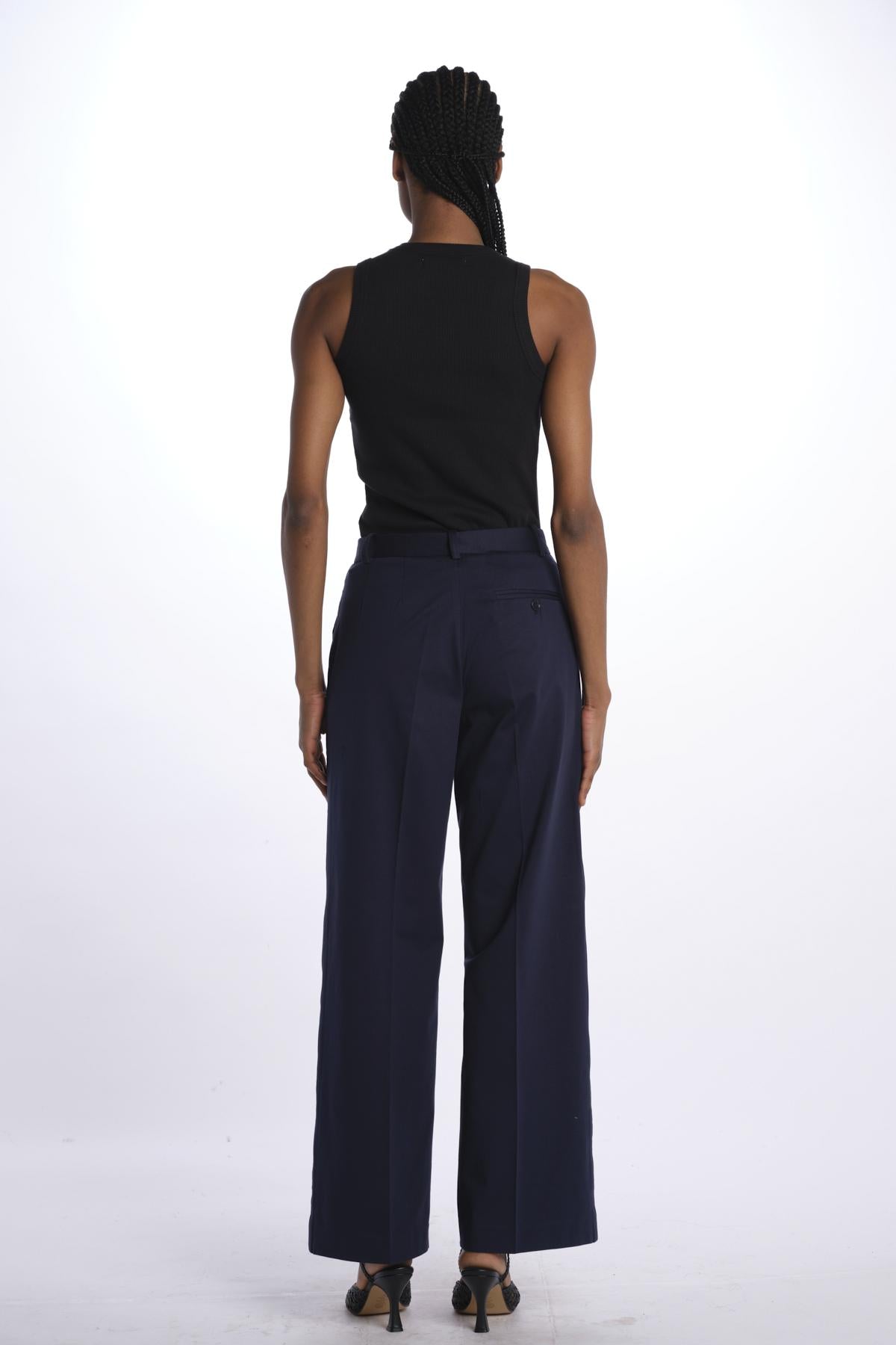 Pantaloni filo scozia 3418 INDIGO circolo 1901 