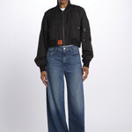 MA202 bomber corto donna EVMA202 BLACK bombers original 