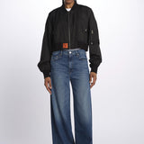 MA202 bomber corto donna EVMA202 BLACK bombers original 