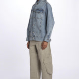 Giubbino denim THE EXTENDED lungo WP25DJA001 SEATTLESEAT frame 
