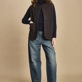 gilet in lana cotta. BLS1504 MAR32 soeur 
