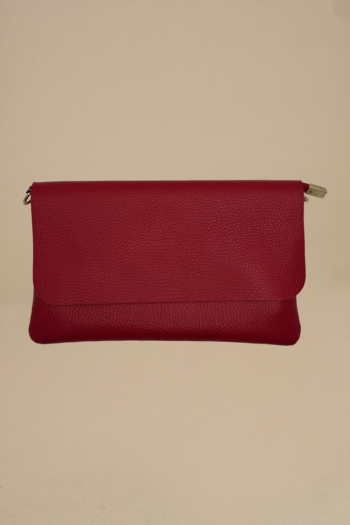 pochette in pelle con tracolla MINI SALLY ROSSO FUOCO borse 