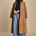 trench in camoscio MAINA CAMEL ba&sh 