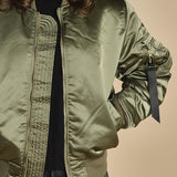bomber unisex nylon raso 756111 MA1 SAGE GREEN alpha 