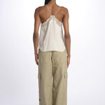 Christy cdc perm top spallina sottile PWGCP0702F ECRU zadig & voltaire 