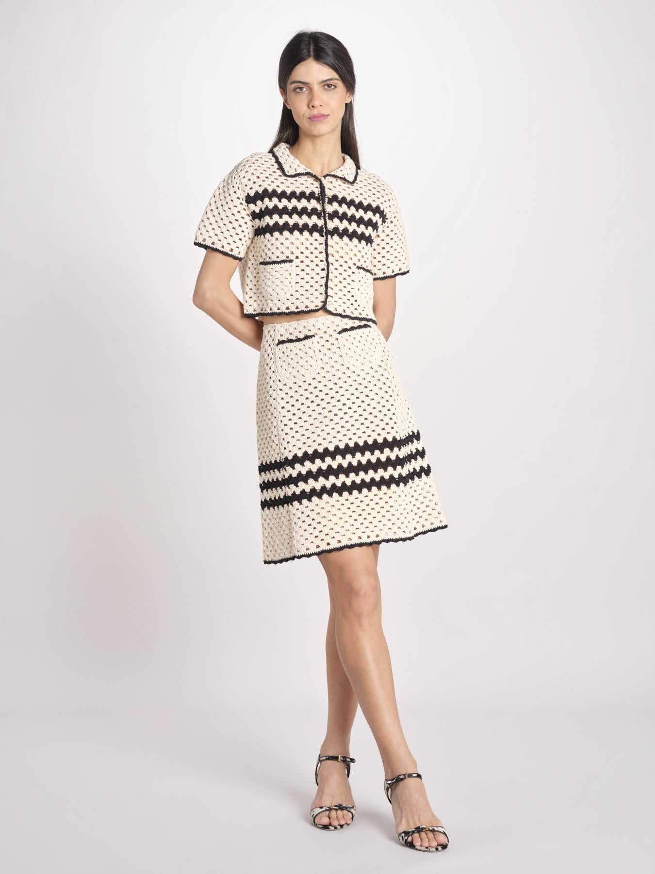 gonna in crochet AC03-9523-1259 PANNA n21 
