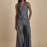 ORIANA pantalone over con nervature ORIANA 540932 15 quelledue 