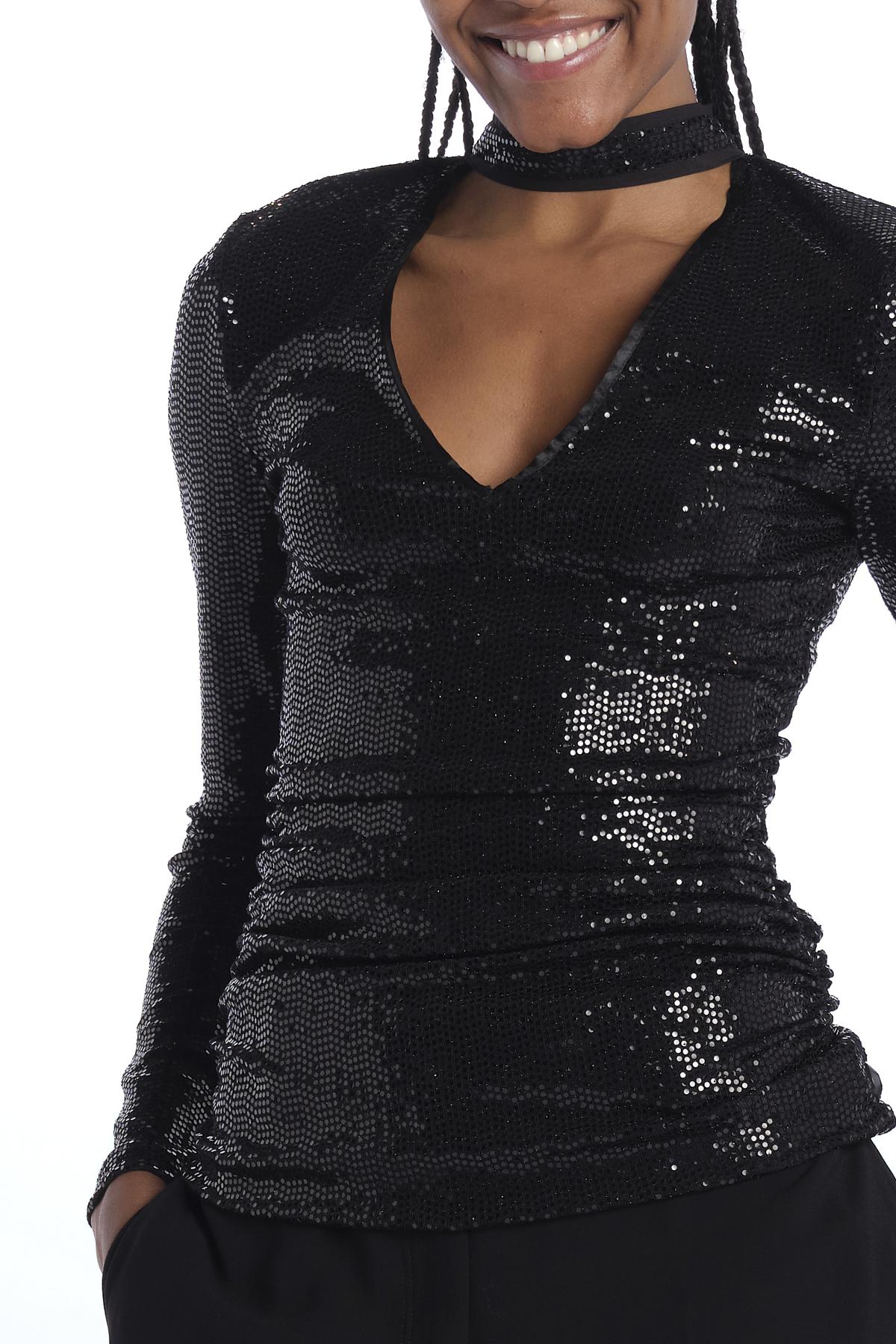  ASOLO SEQUINS-BLACK leTwins 