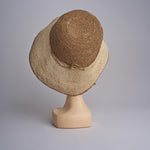 CAPELINE cappello in paglia bicolor DEMI CAPELINE CROCHET 01BG196 MA bagatelle france 