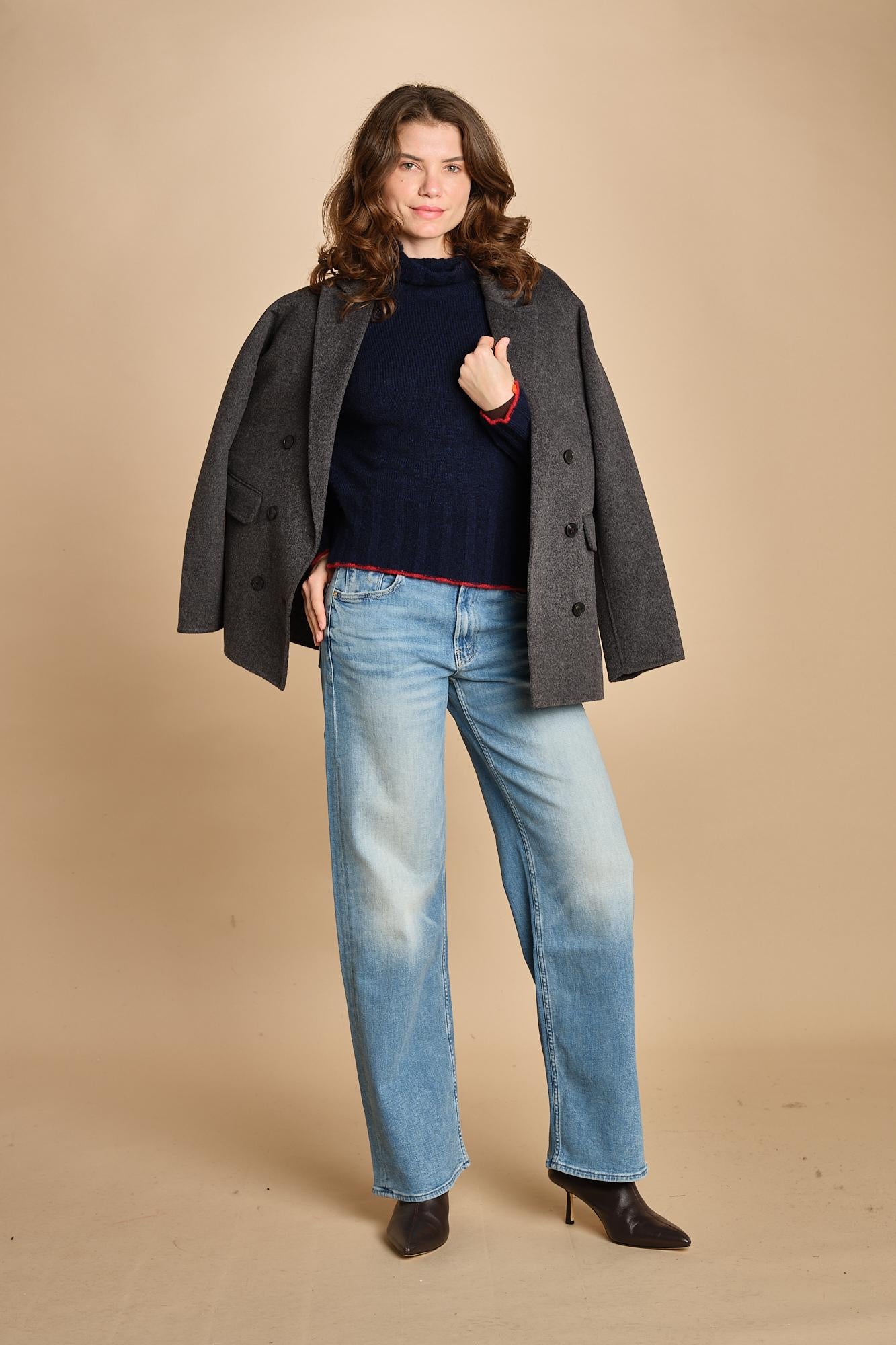 denim loose diritto 10798 THE SPINNER ZIP SNEAK 1351_A mother 