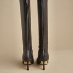 stivale alto liscio PETRA CALF F870SSN CHC studio AMELIA 