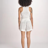 short con giraffe BE24865 WHITE MULTI benaras soleil 
