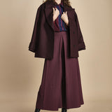 pantalone con sfondo piega BY_1779P BURGUNDI bodice 