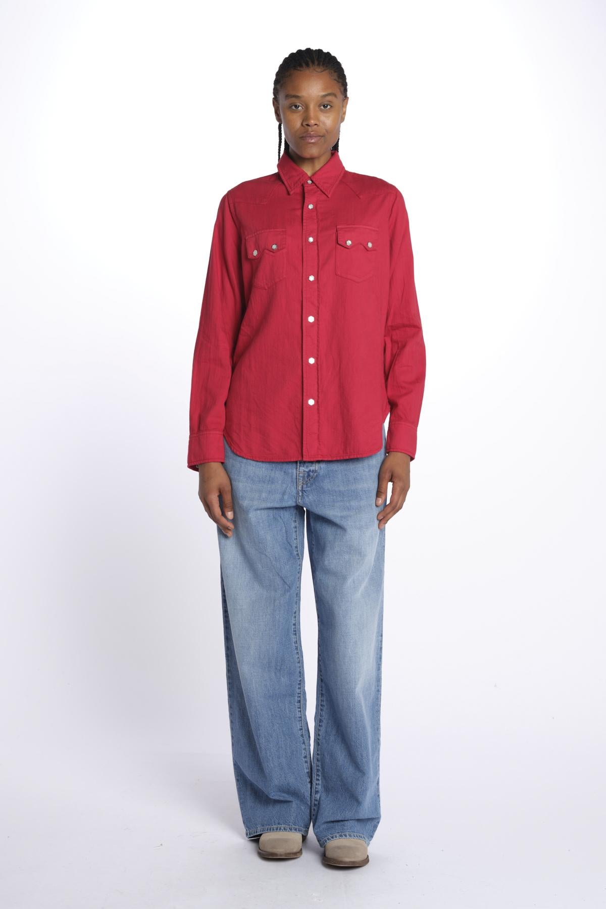 Camicia TOLEDO cowboy TOLEDO RED fortela 