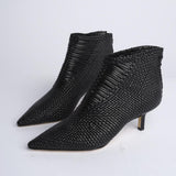 Stivaletto intrecciato 9506 NERO milaura 