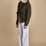 bomber in tessuto AIRGUARD KHAKI schott 