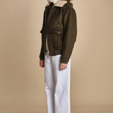 bomber in tessuto AIRGUARD KHAKI schott 
