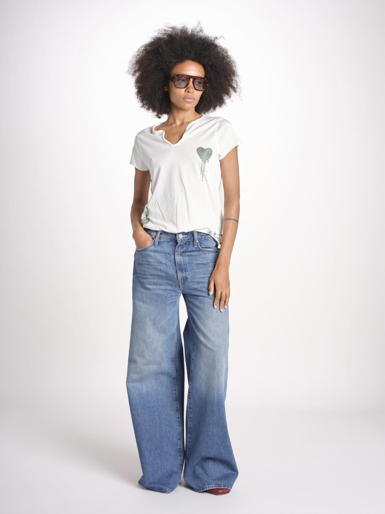 t-shirt con scollo JWTN02652 JUDO 103 zadig & voltaire 